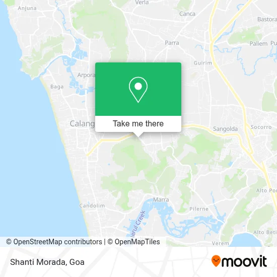 Shanti Morada map