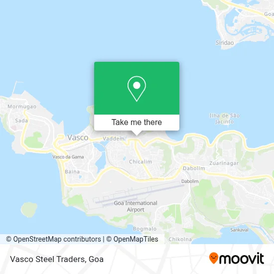 Vasco Steel Traders map