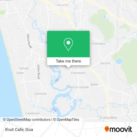 Ifruit Cafe map