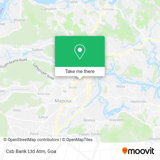 Csb Bank Ltd Atm map