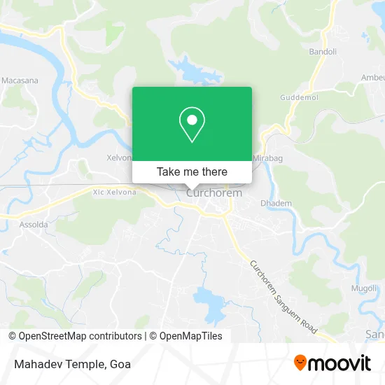 Mahadev Temple map