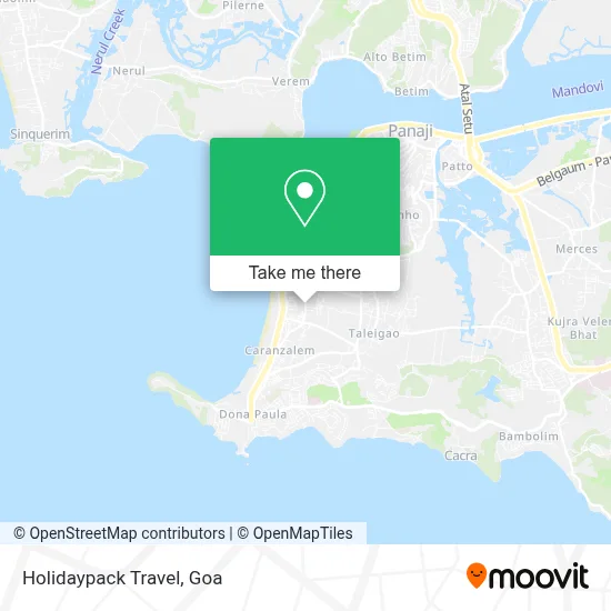 Holidaypack Travel map