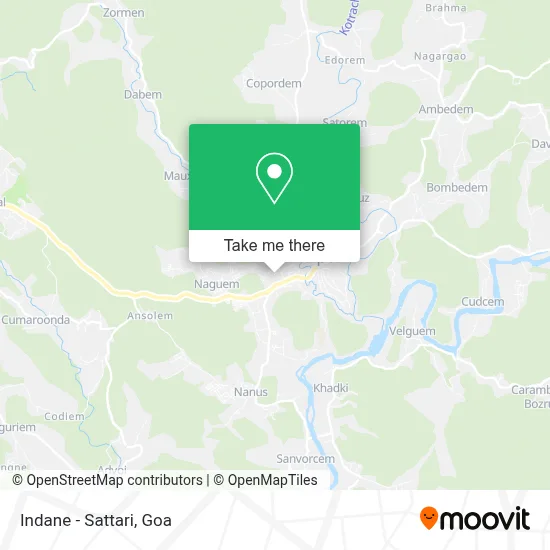 Indane - Sattari map