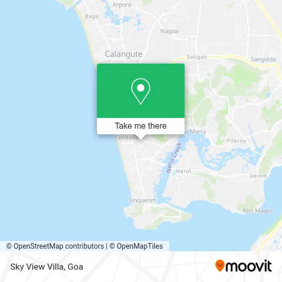 Sky View Villa map