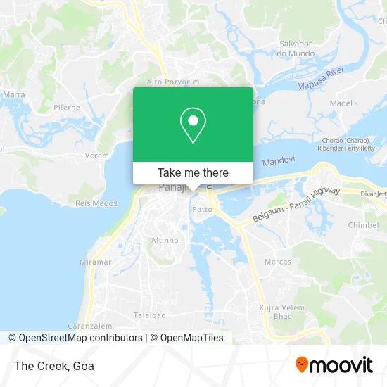 The Creek map