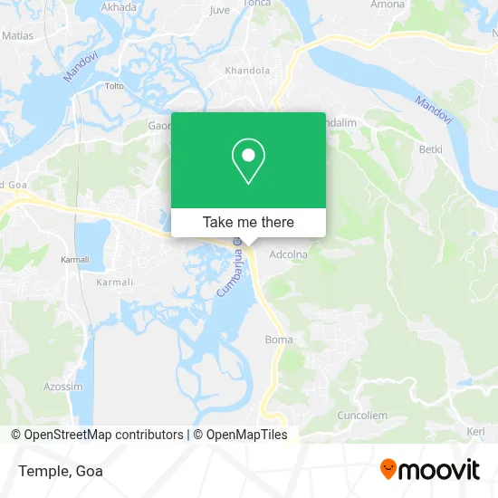 Temple map