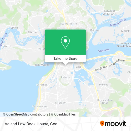 Valsad Law Book House map