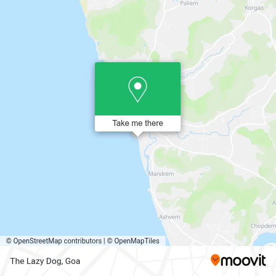 The Lazy Dog map