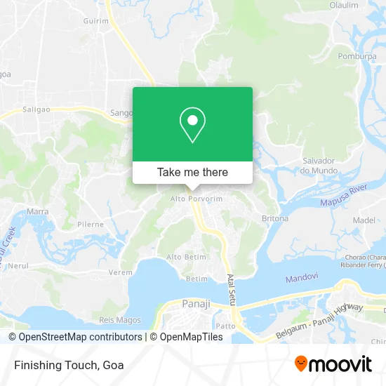 Finishing Touch map
