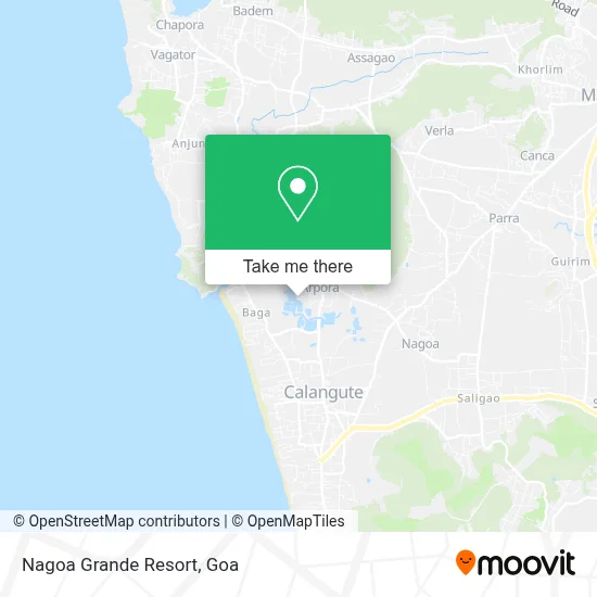 Nagoa Grande Resort map