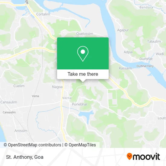 St. Anthony map