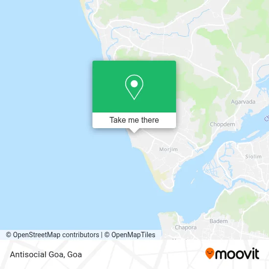 Antisocial Goa map