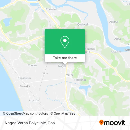 Nagoa Verna Polyclinic map