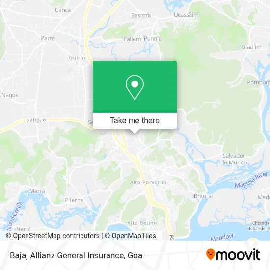 Bajaj Allianz General Insurance map