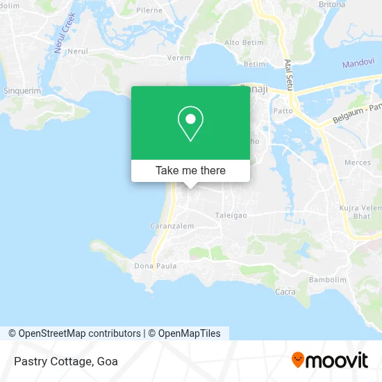 Pastry Cottage map