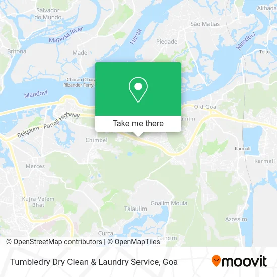 Tumbledry Dry Clean & Laundry Service map