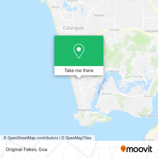 Original Fakes map