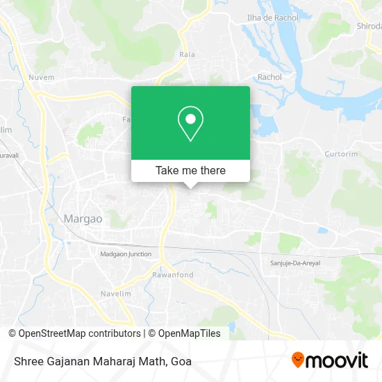Shree Gajanan Maharaj Math map