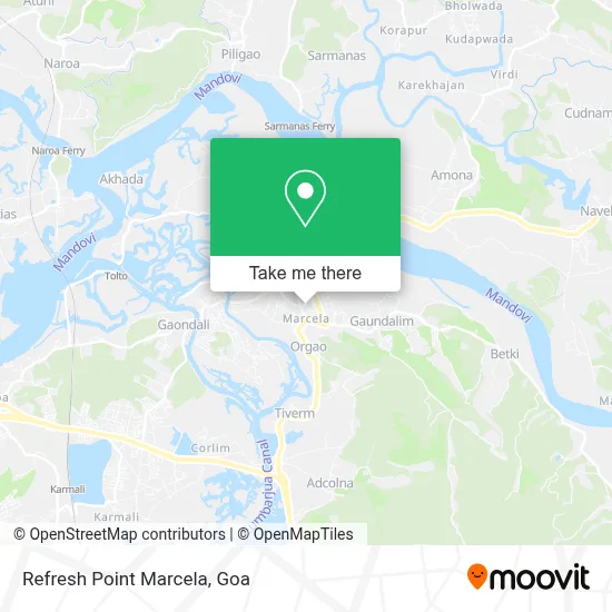 Refresh Point Marcela map