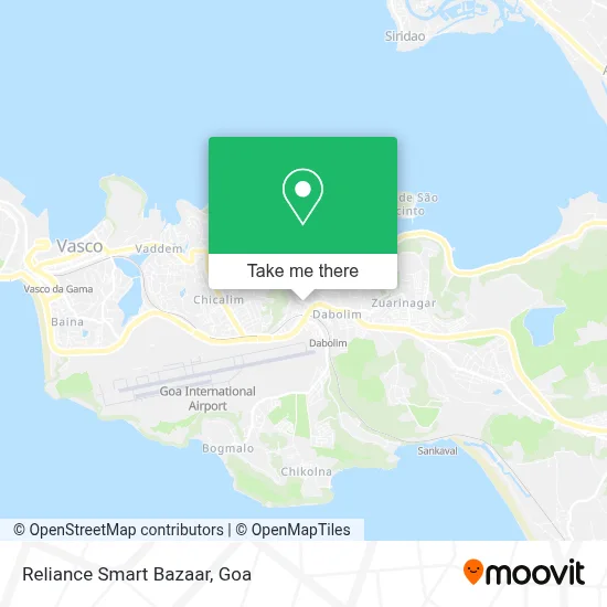 Reliance Smart Bazaar map