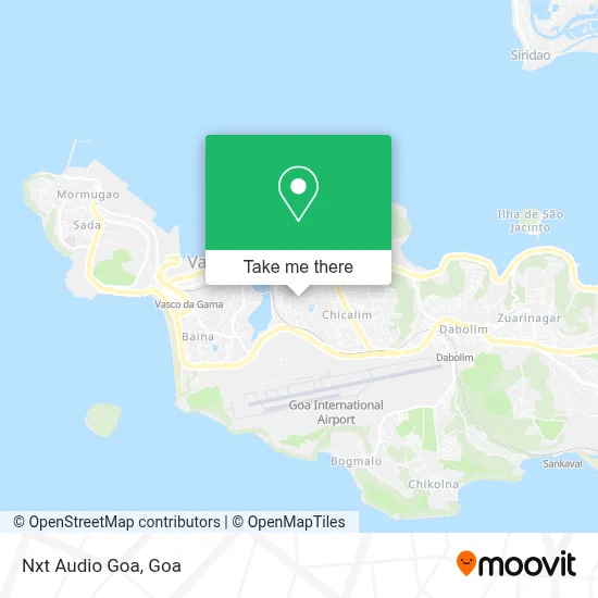 Nxt Audio Goa map