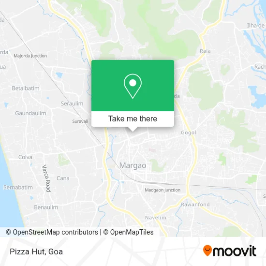 Pizza Hut map
