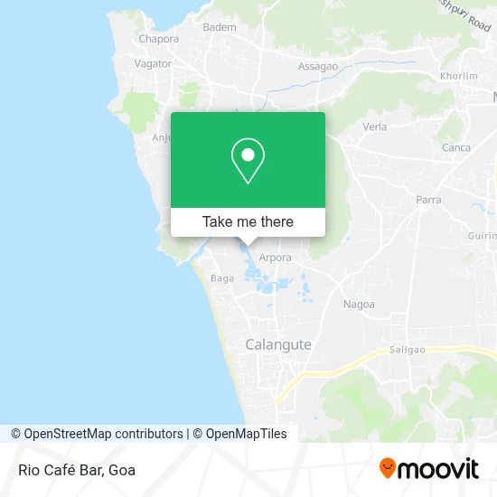 Rio Café Bar map
