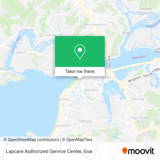 Lapcare Authorised Service Centre map