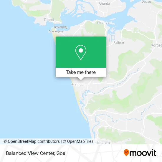 Balanced View Center map