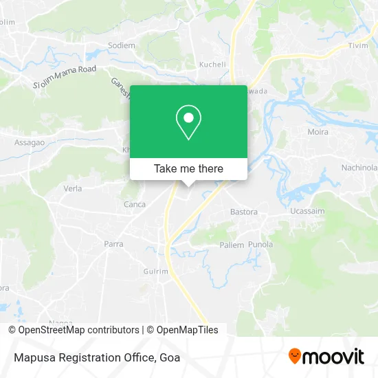 Mapusa Registration Office map