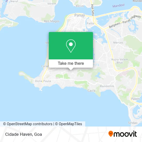 Cidade Haven map