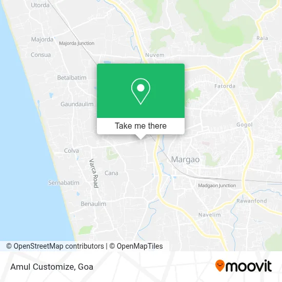 Amul Customize map