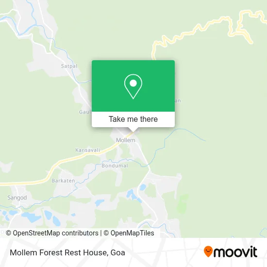 Mollem Forest Rest House map