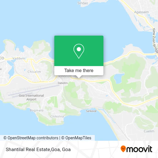 Shantilal Real Estate,Goa map