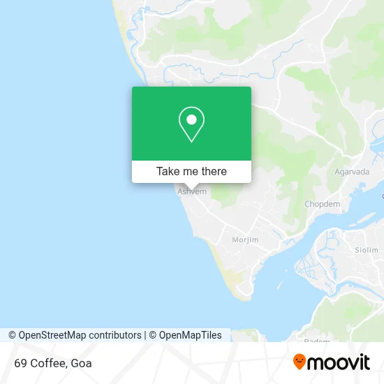 69 Coffee map