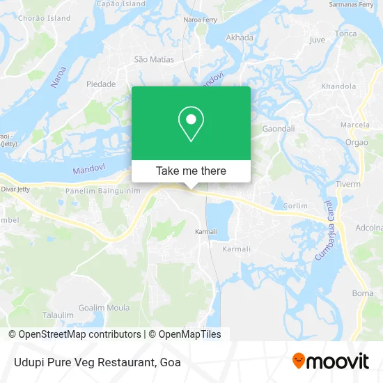 Udupi Pure Veg Restaurant map