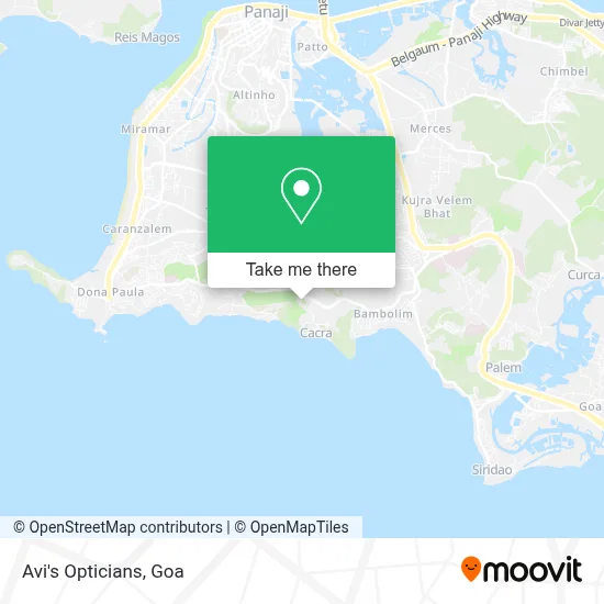 Avi's Opticians map