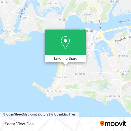 Sagar View map