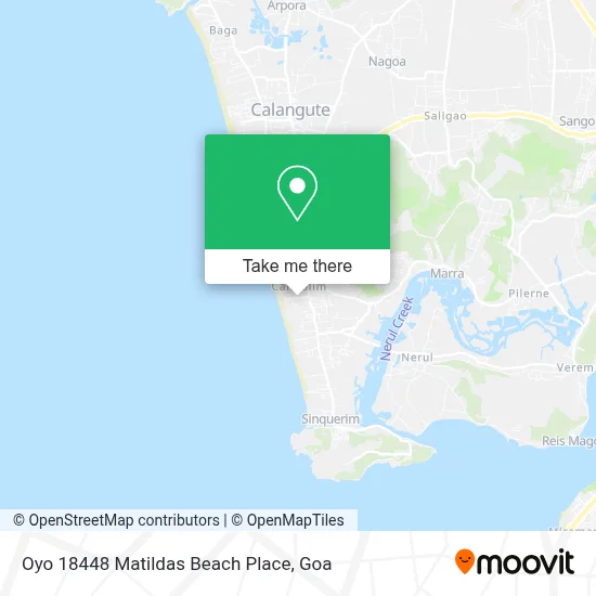 Oyo 18448 Matildas Beach Place map