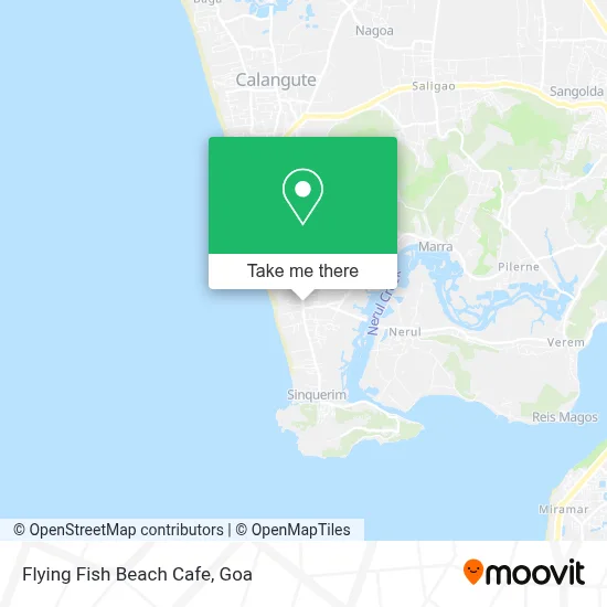 Flying Fish Beach Cafe map