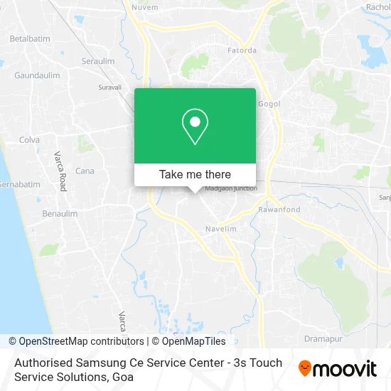 Authorised Samsung Ce Service Center - 3s Touch Service Solutions map