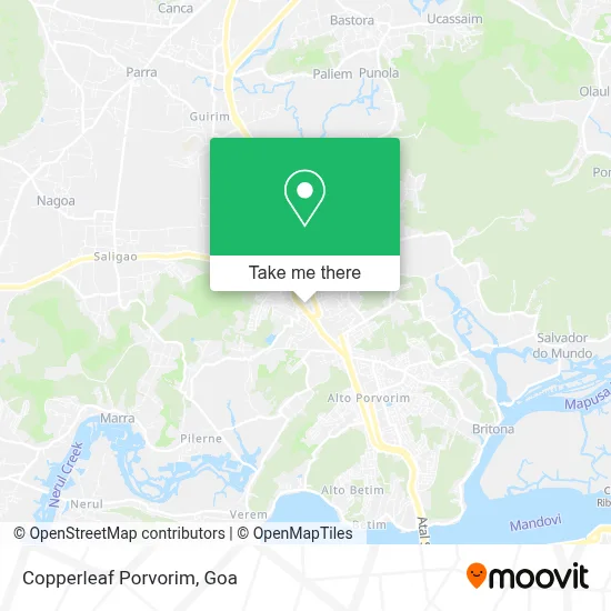 Copperleaf Porvorim map