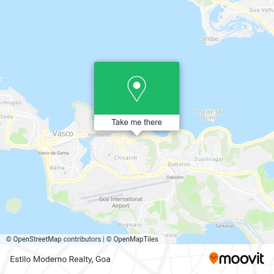 Estilo Moderno Realty map