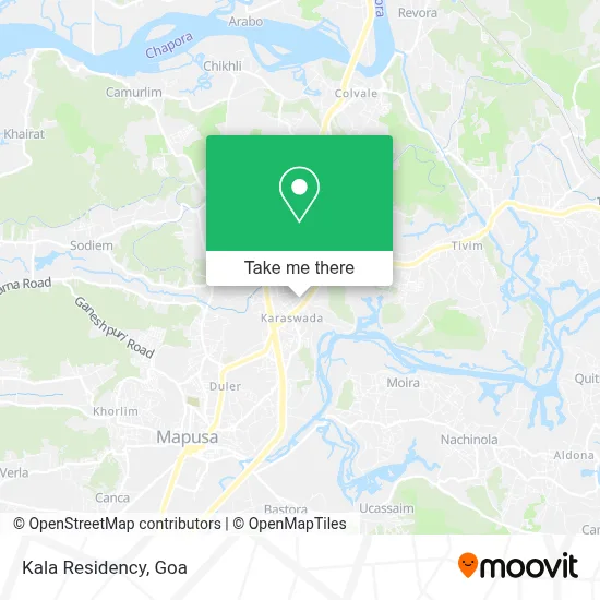 Kala Residency map
