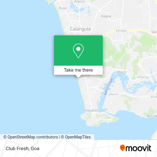 Club Fresh map