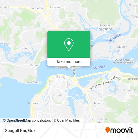 Seagull Bar map