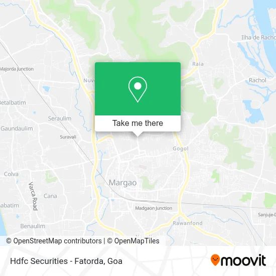 Hdfc Securities - Fatorda map