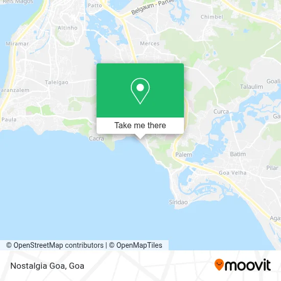 Nostalgia Goa map