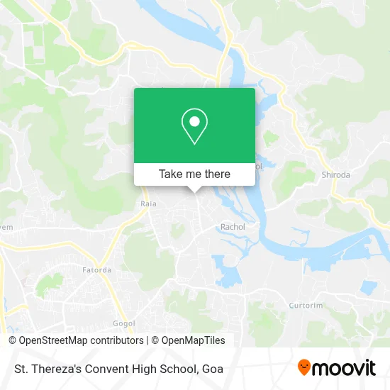 St. Thereza's Convent High School map