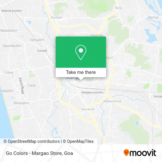 Go Colors - Margao Store map